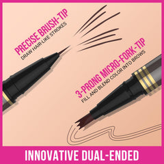 iMethod microblading eyebrow pencil natural-strokes demo simulating real brow texture.