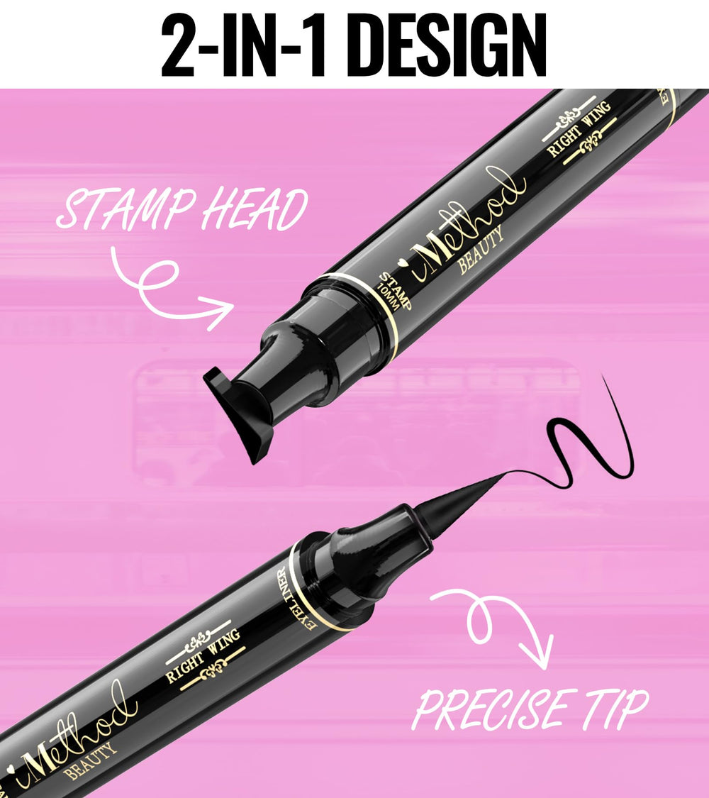 iMethod Winged Eyeliner Stamp double-ended design with stamp and liner