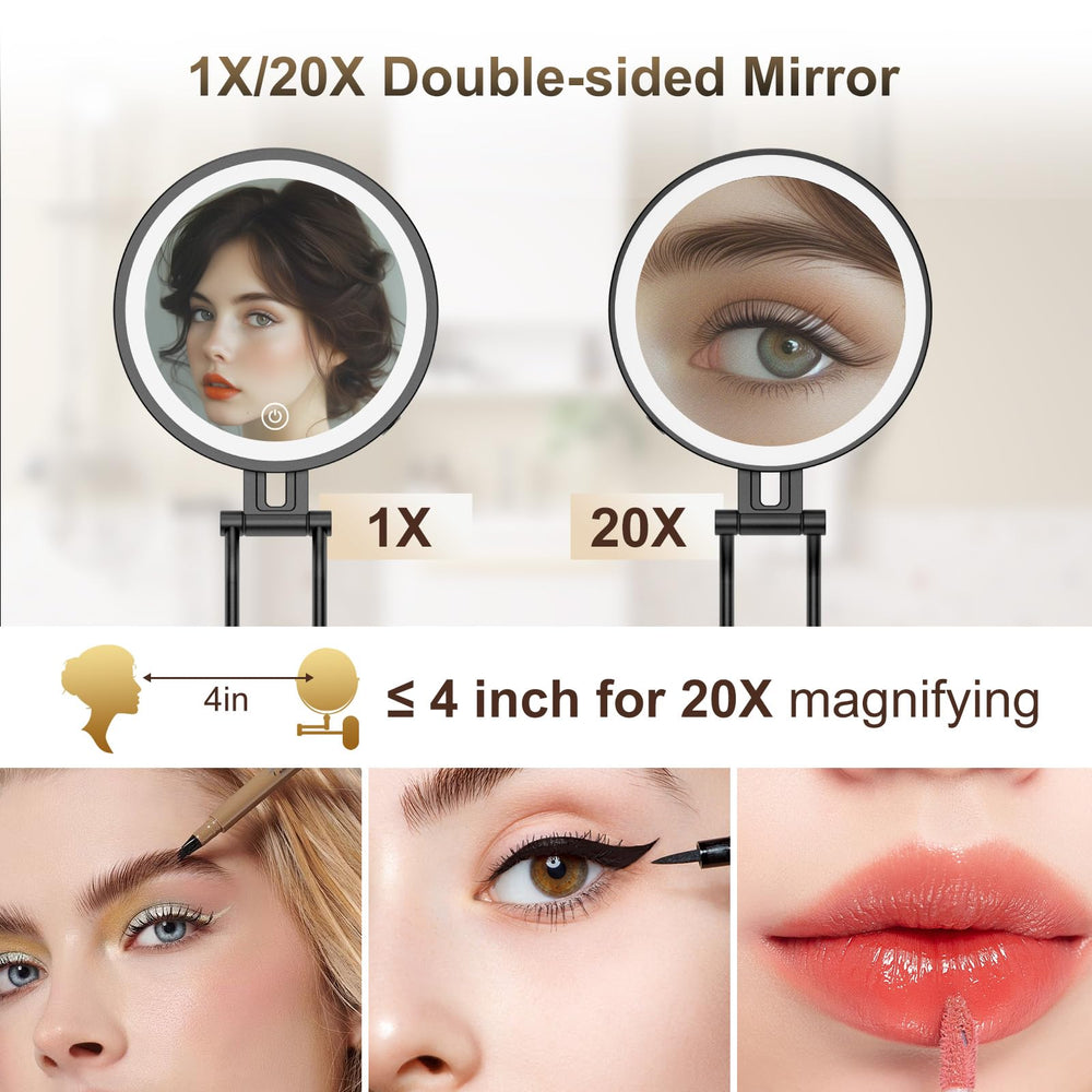 IMIKONA three lighting colors warm natural cool for accurate tones