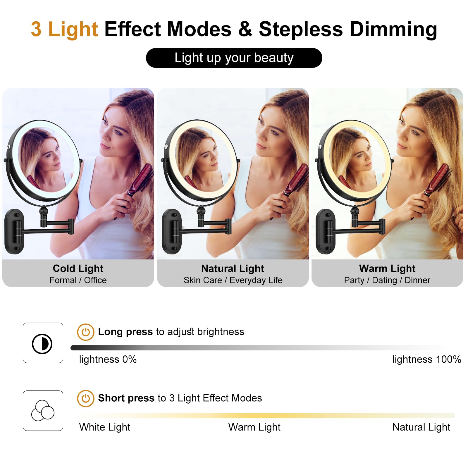IMIKONA 4000mAh rechargeable battery powers cordless use for long sessions.