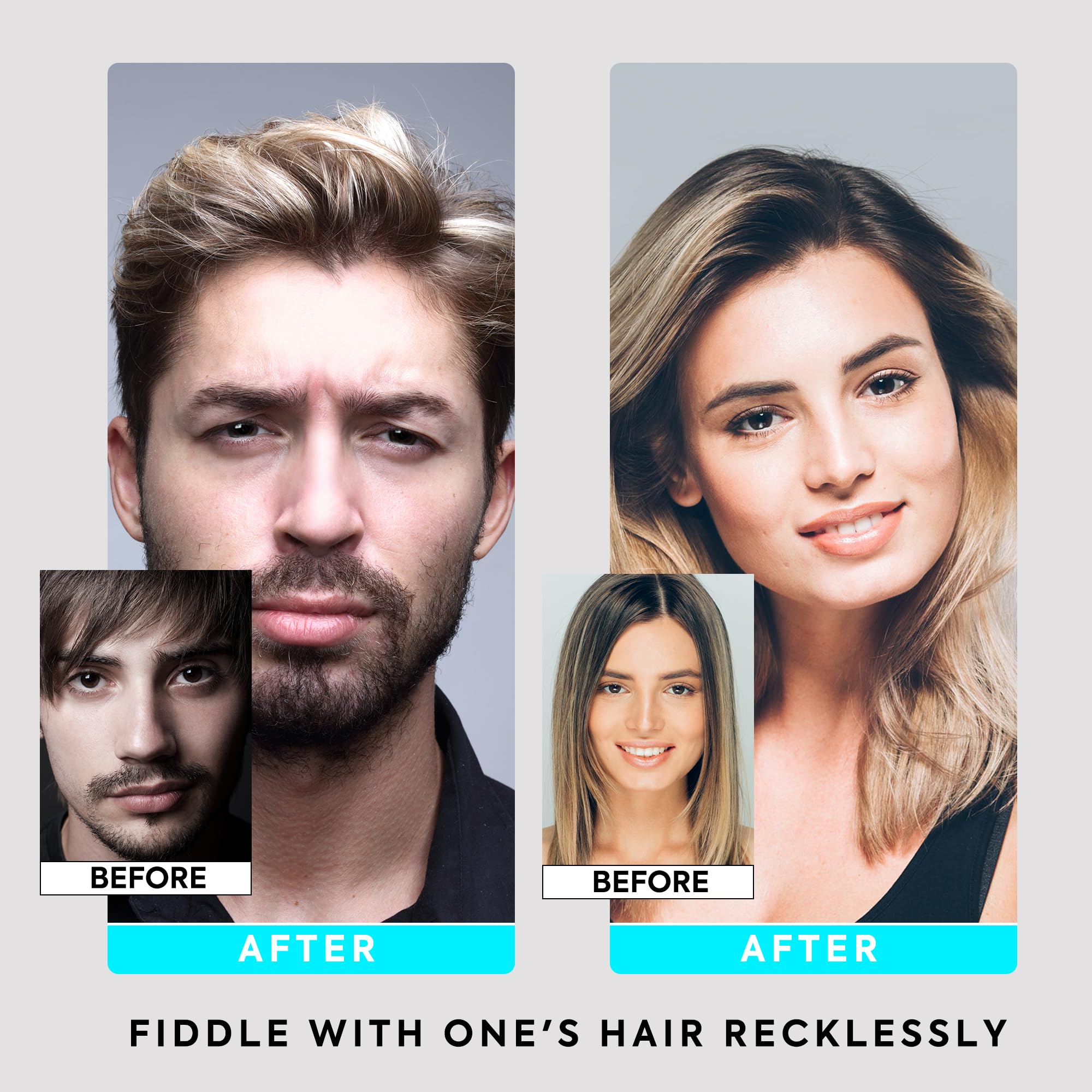 Immetee powder absorbs oil for fresher-looking hair