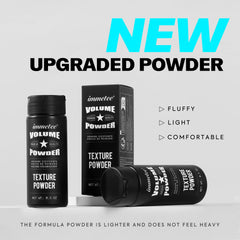 Immetee volume powder applied to dry roots for instant lift