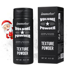 Immetee hair volume powder jar closeup for quick root lift
