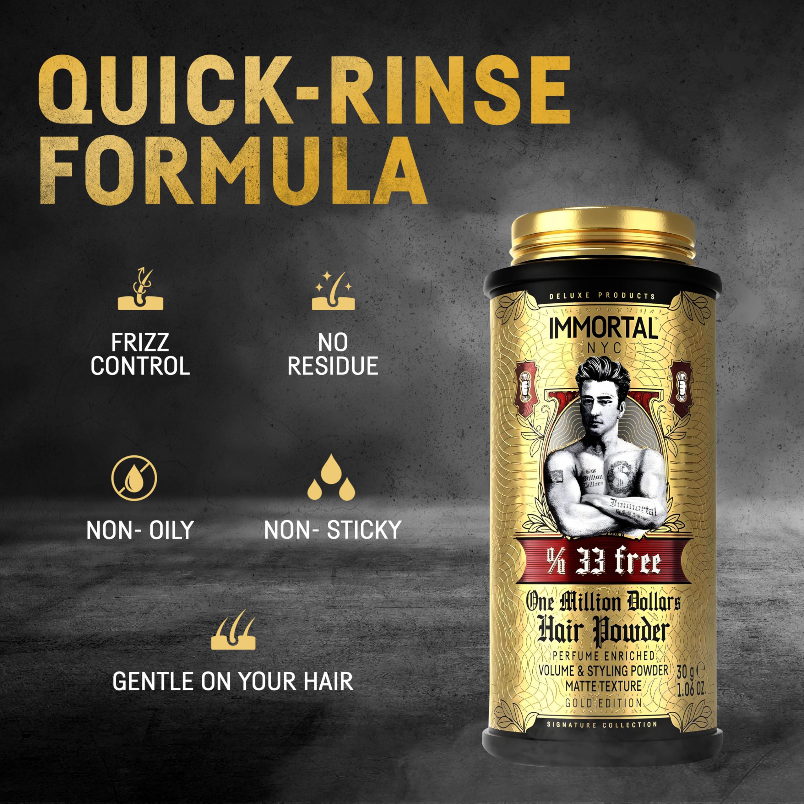 Immortal NYC premium fragrance bottle hinting at unique fragranced formula