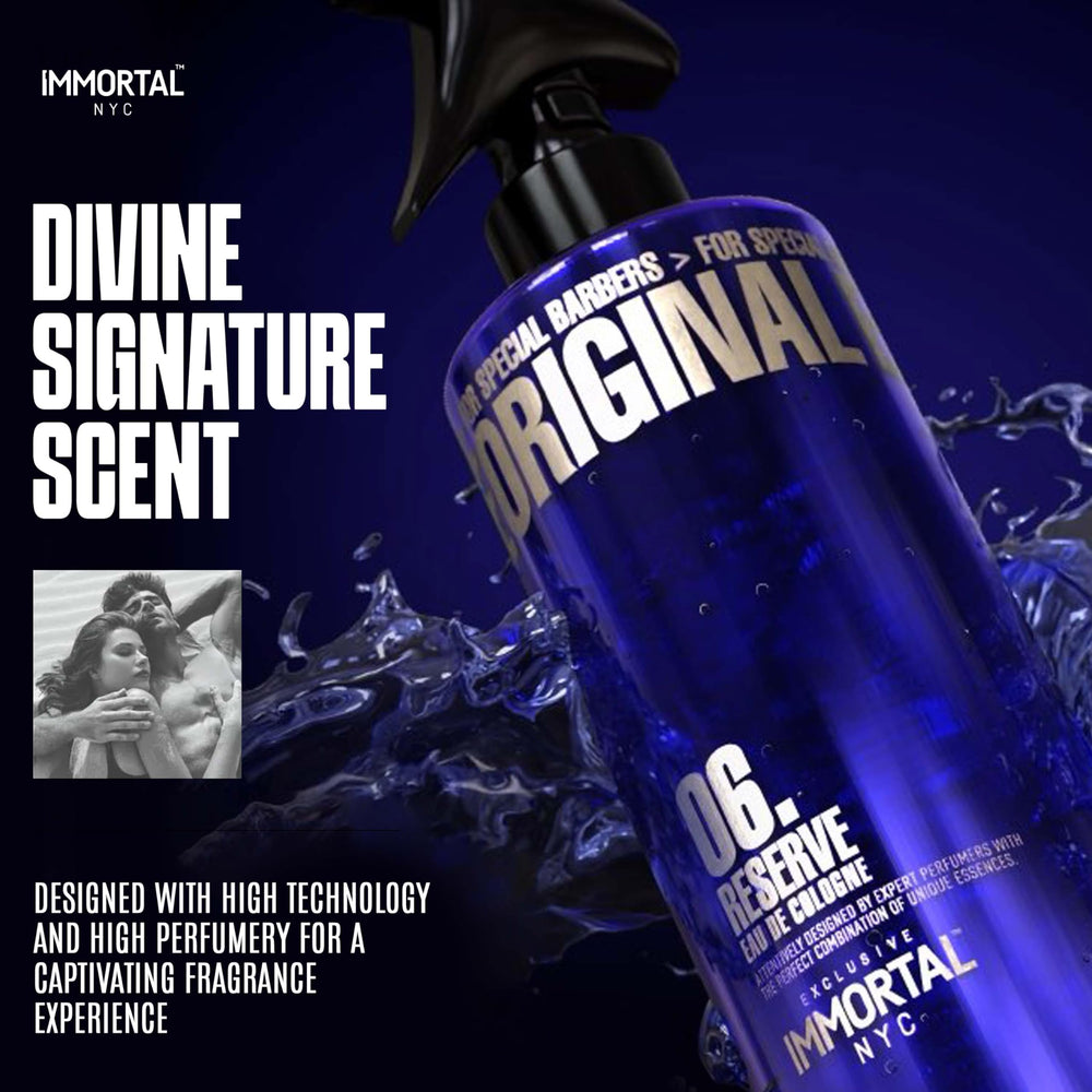 Immortal NYC Reserve 06 packaging-box conveying exclusive barbershop quality