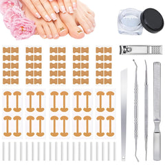 IMOLL ingrown toenail corrector set packaging highlights a complete at-home foot care solution for daily use.