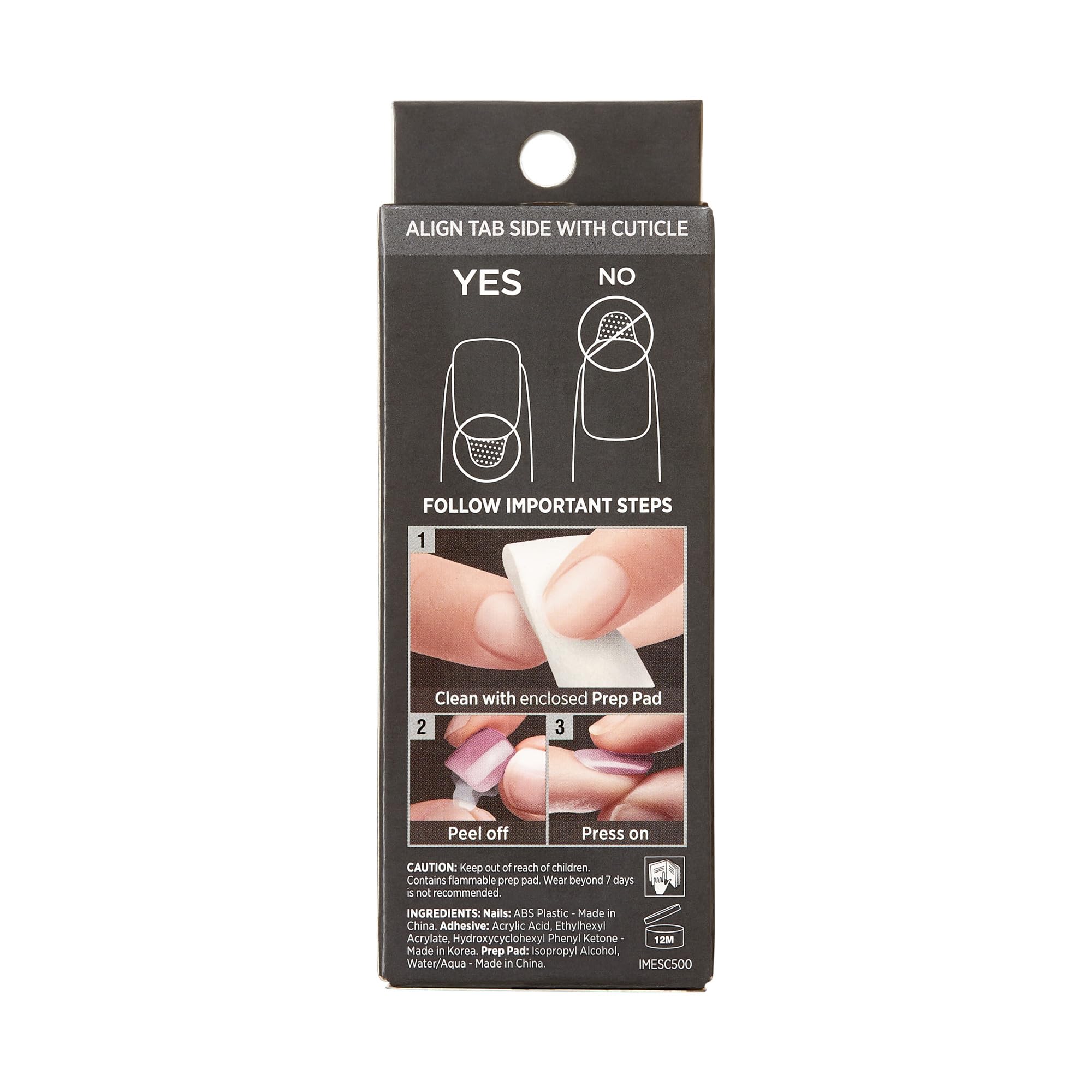 imPRESS Faceted Solitaire Stones nails with diamond-like details