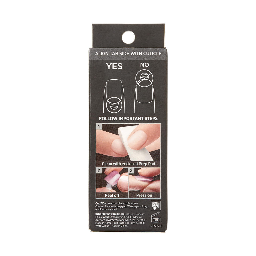 imPRESS Faceted Solitaire Stones nails with diamond-like details