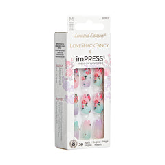 imPRESS Lilac Crush nails close-up highlighting glossy purple finish