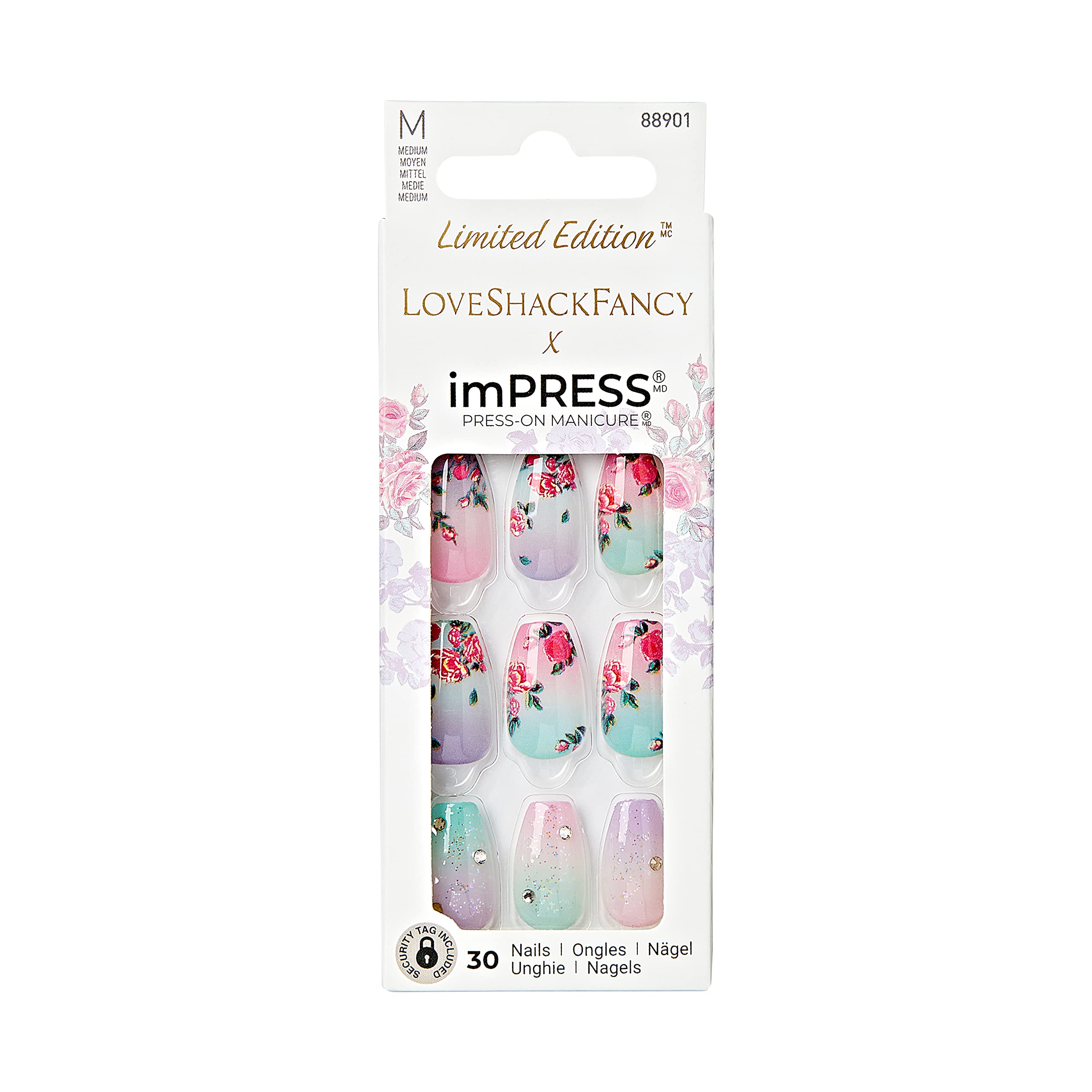 imPRESS Lilac Crush nails full set in coffin shape for stylish all-day wear