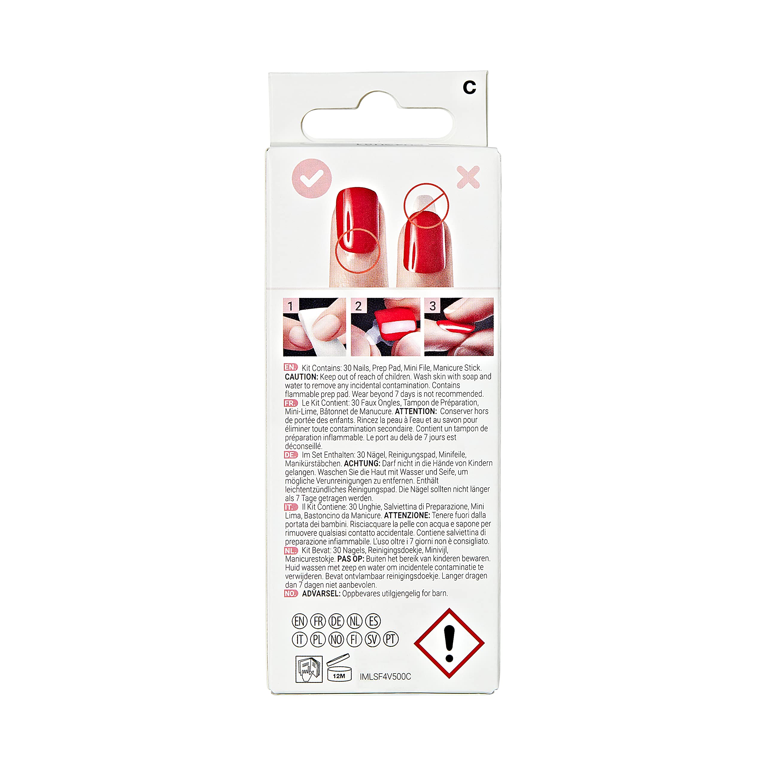 imPRESS Lilac Crush packaging shows 30-piece set ready to apply