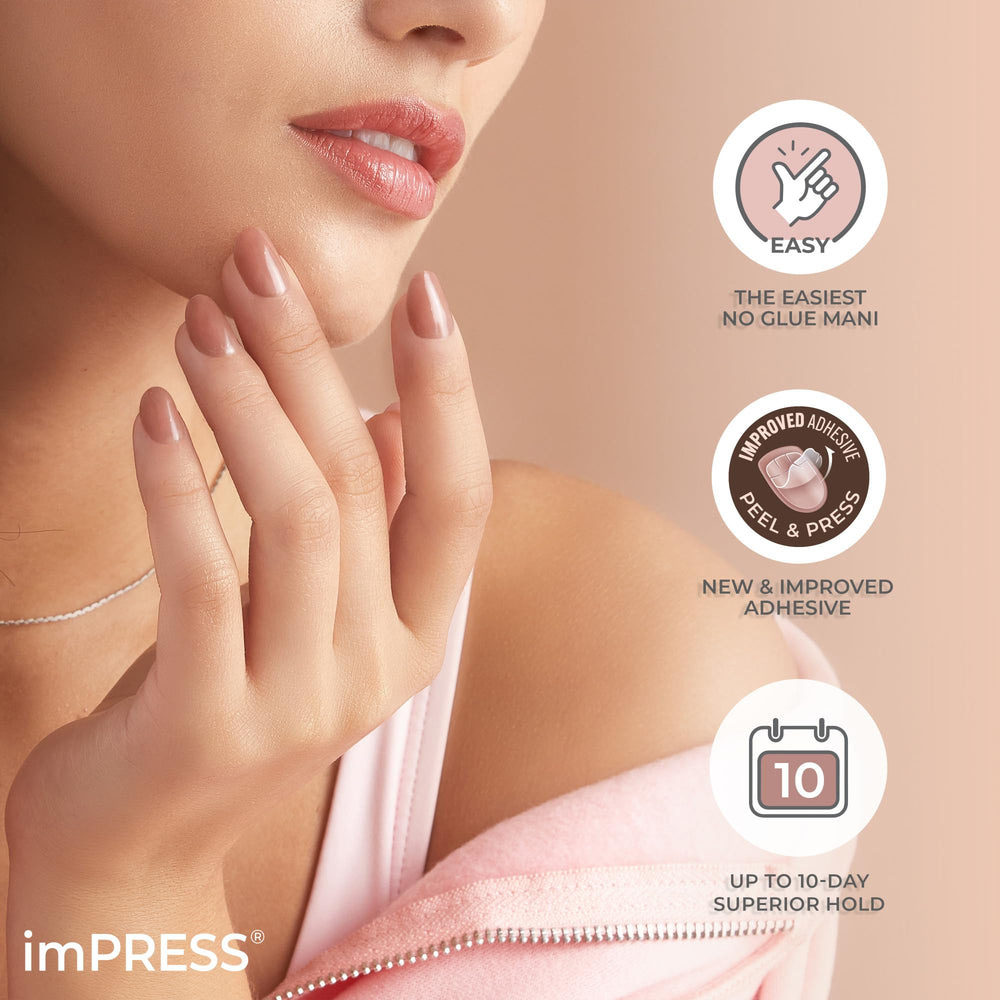 imPRESS TruNude, resistencia al agua y sin astillas.