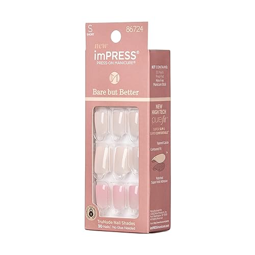 imPRESS Unas nude, variedad de tonos para diferentes tonos de piel.