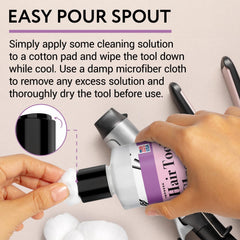 IMPRESA Flat Iron Cleaner delivers a deep clean for even heat.