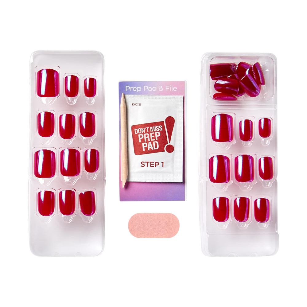 imPRESS at-home manicure steps with easy, mess-free DIY setup.