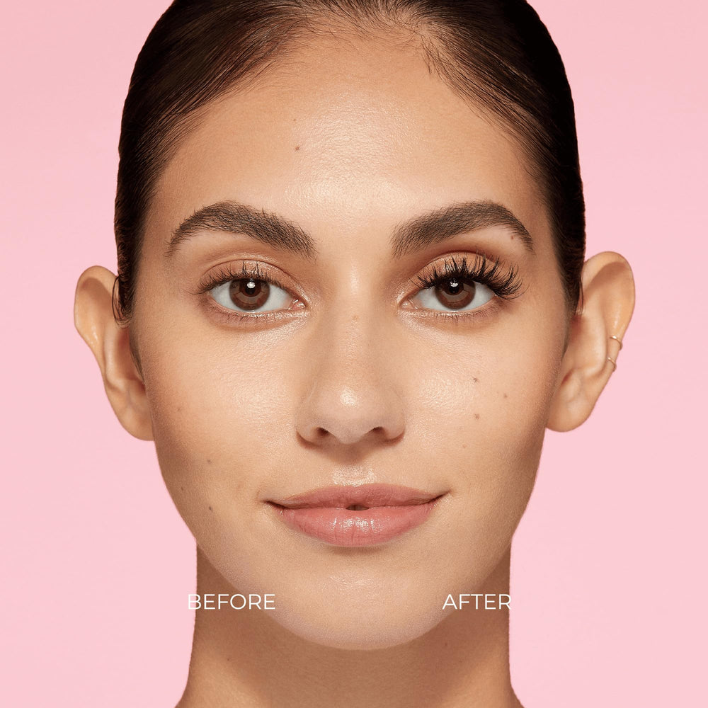 Invisible-band IMPRESS Falsies lashes offer natural-to-dramatic volume options.