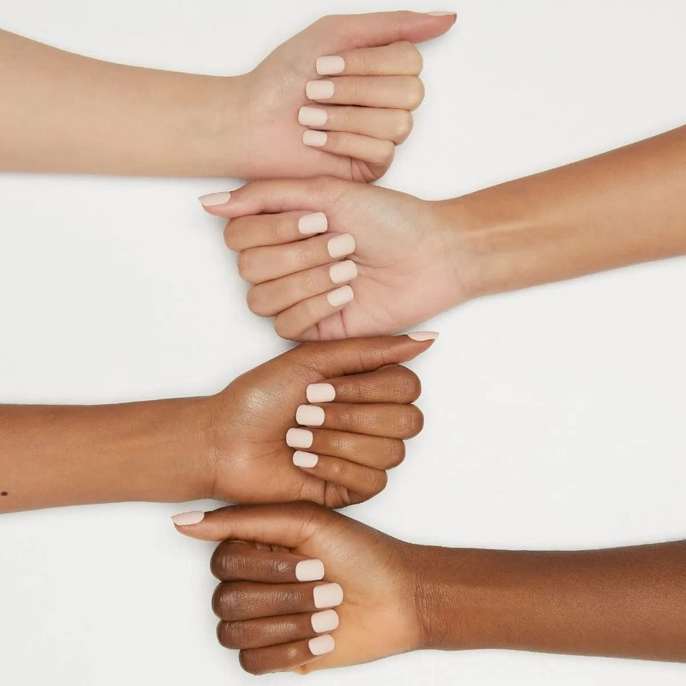 imPRESS matte pink nails offer chip-resistant everyday wear.