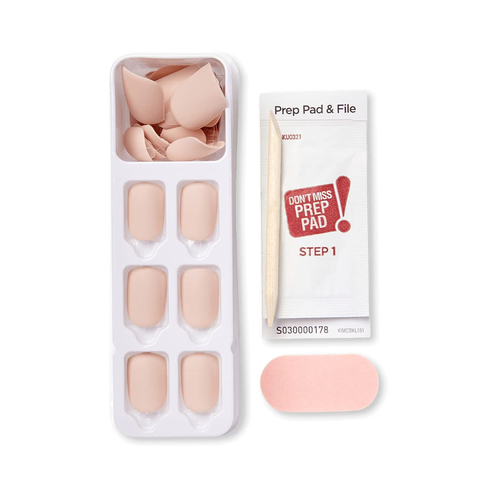 imPRESS KISS color press-on nails with 30-nail set for versatile sizing and wear