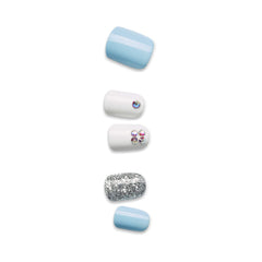 imPRESS Kiss No Glue Mani adhesive-free design enables quick, secure wear.