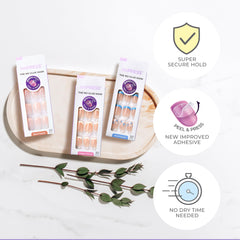 imPRESS reverse dual injection technology delivers durable, natural-feeling tips.