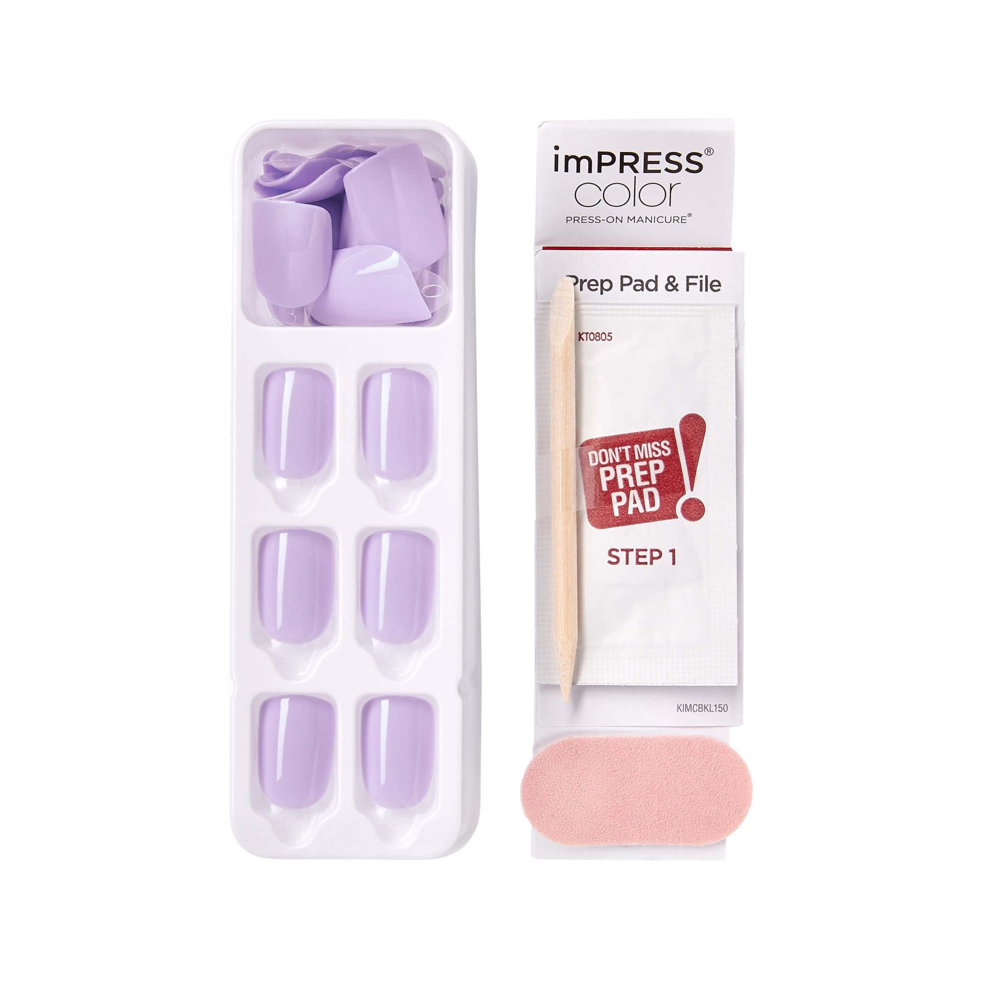 imPRESS Slim-comfort-fit nails contour to natural nails for a seamless look