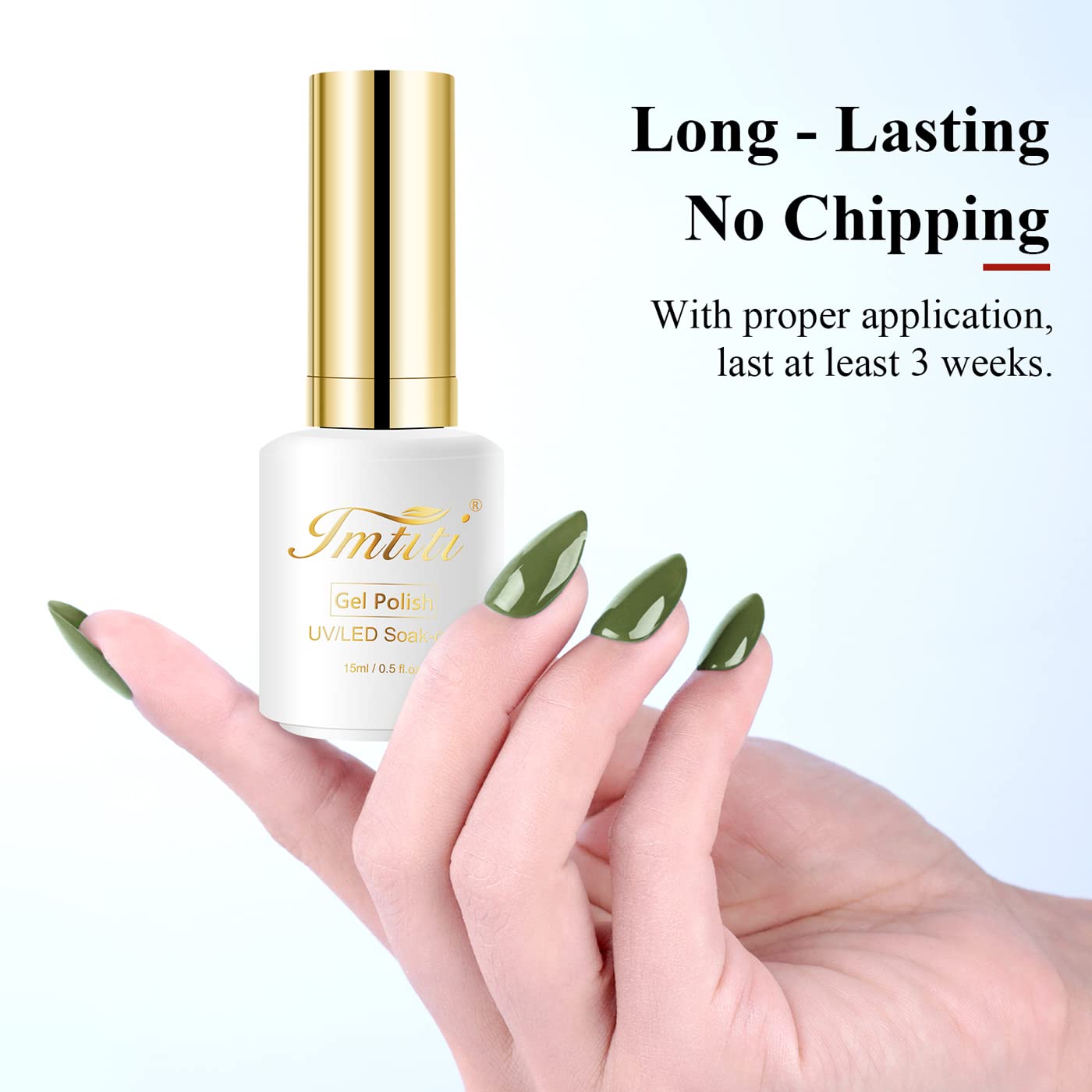 Imtiti gel polish long-wear finish after cure