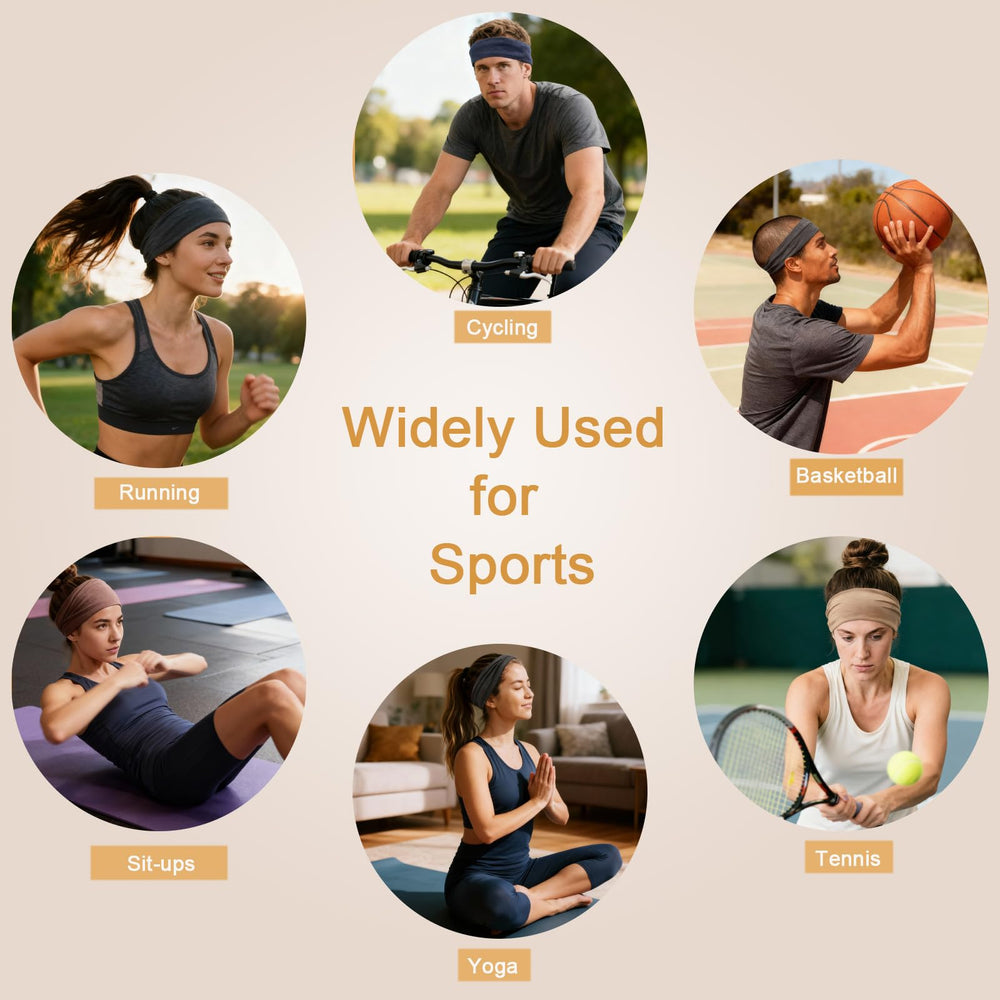 IMYORT headbands suitable for yoga runs skincare and daily errands