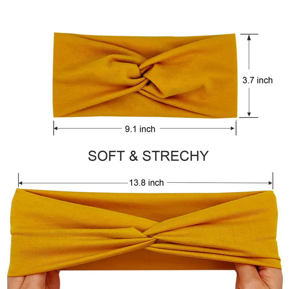 IMYORT non-slip headbands stay in place during exercise and high-movement activities.