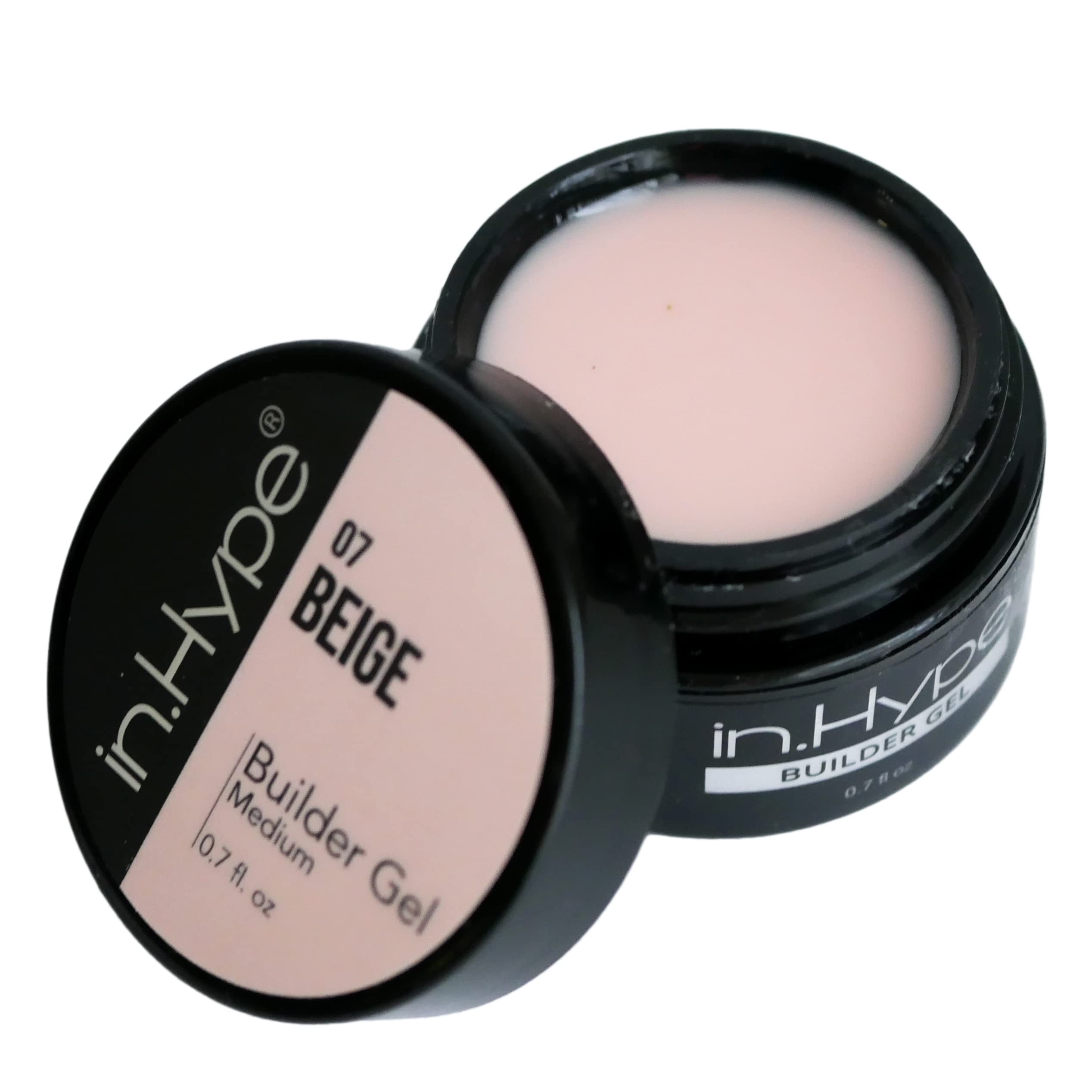IN.HYPE builder gel beige-7 application showcases sculpting and long-lasting extensions.