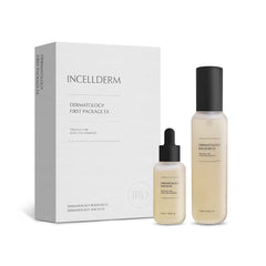 INCELLDERM Riman booster bottle pour showing deep hydration for radiant skin