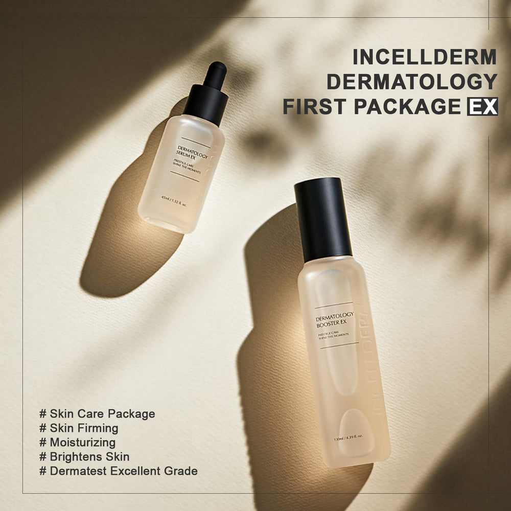INCELLDERM Riman Serum drops applied to skin for smoothing and even tone