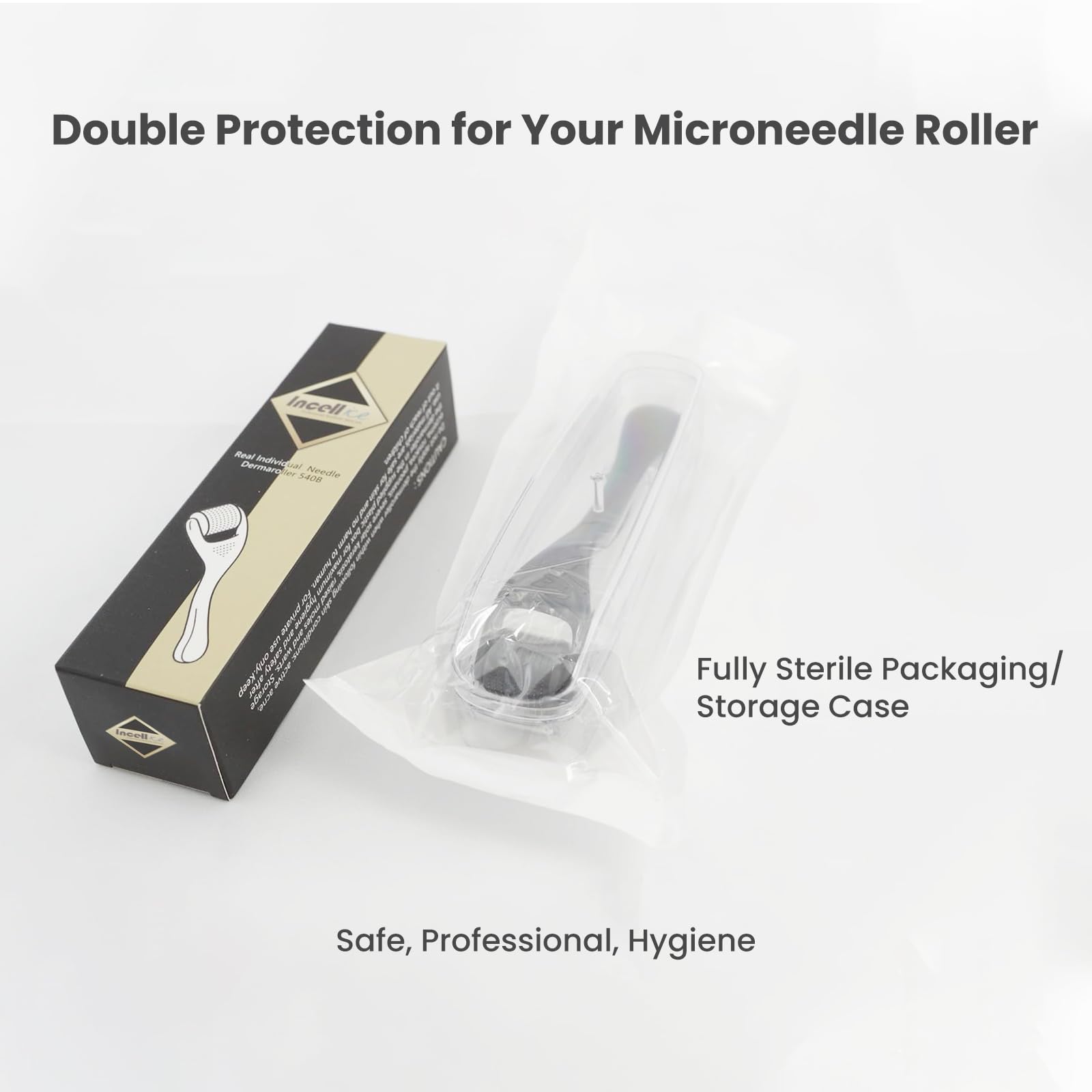 INCELLICE Derma Roller English instructions for safe home use