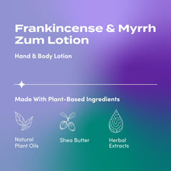 Indigo Wild Zum body lotion cream—application on skin, smooth hydration.