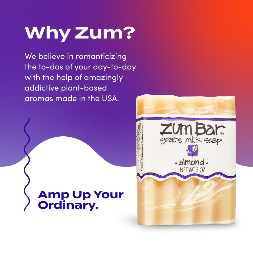 Indigo Wild Zum Goat Milk Soap Bar Almond in water demonstrates rich, creamy lather.