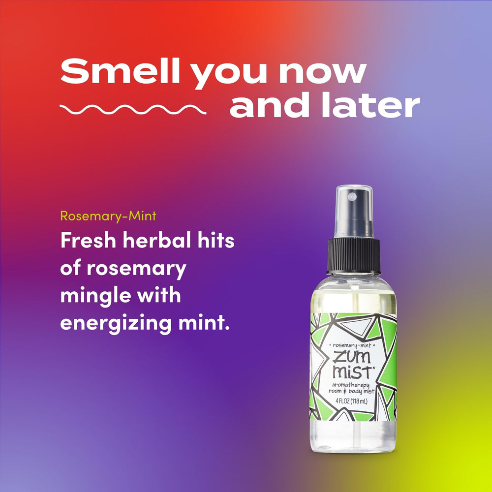 Indigo Wild Zum Mist rose-mint scent offers an uplifting aroma for personal use.
