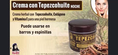 Indio Papago Night Cream swirl texture showing rich cream for nourishing skin.