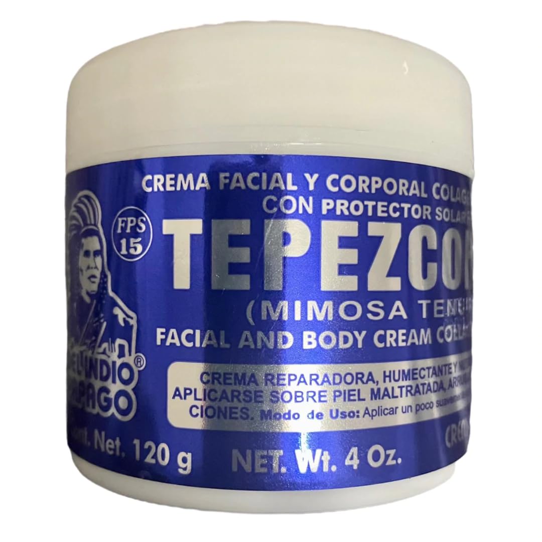 Indio Papago Tepezcohuite cream texture close-up for smooth daily hydration.