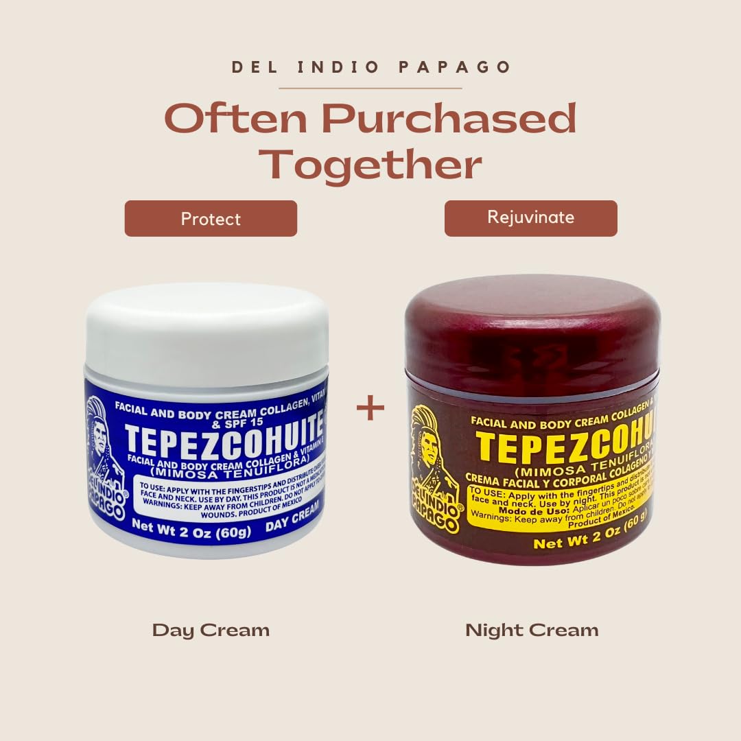 Indio Papago Tepezcohuite ingredient closeup highlighting natural skin renewal.
