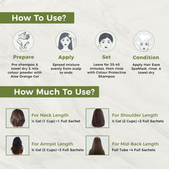 Indus Valley Black 1.0 label highlights PPD-free and paraben-free formula