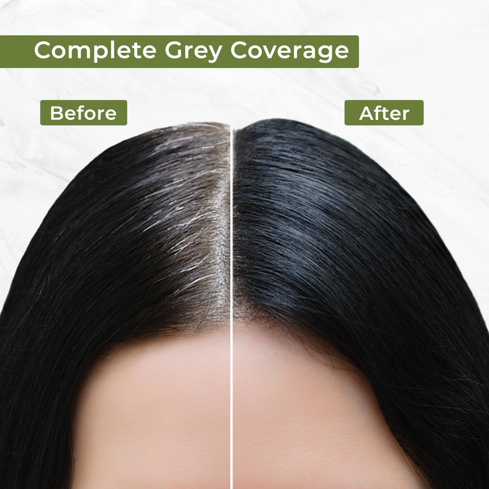 Indus Valley Black 1.0 swatches show true black shade result