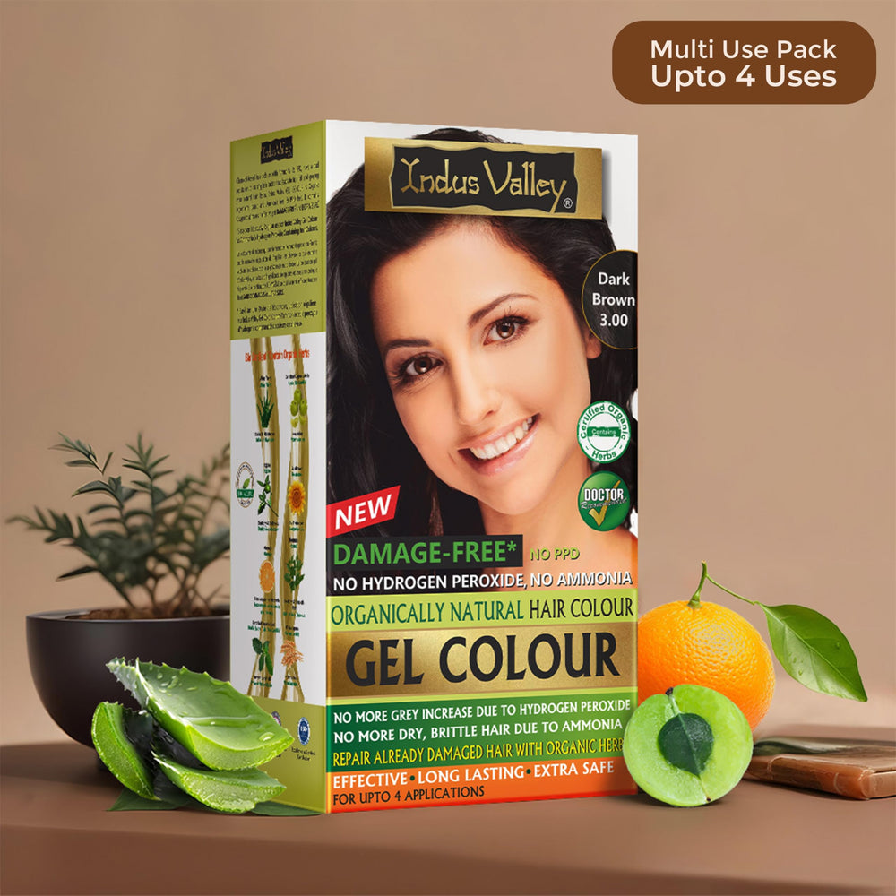INDUS VALLEY gray hair coverage in 35 minutes highlighted in action.