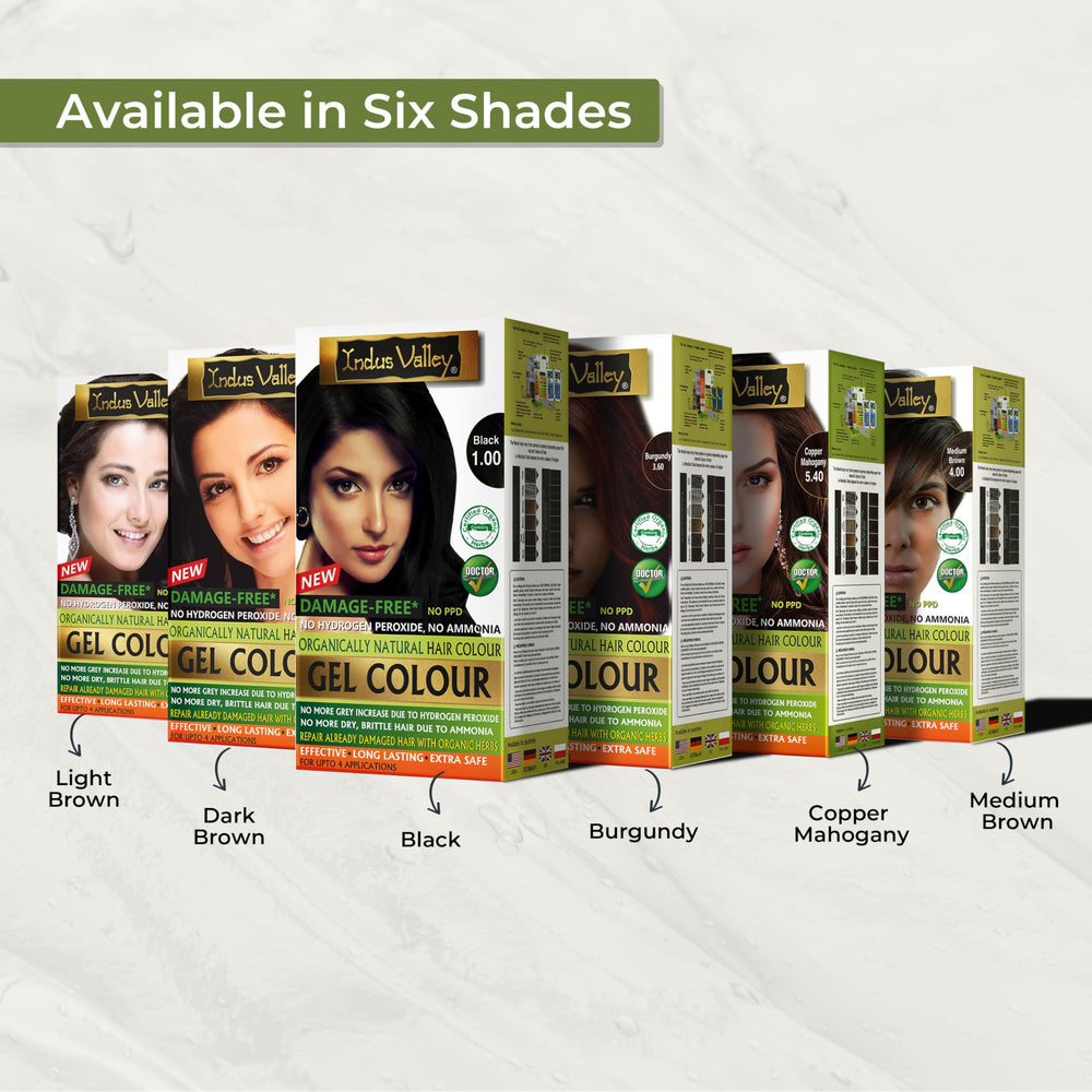 INDUS VALLEY long-lasting color up to five weeks in real use.
