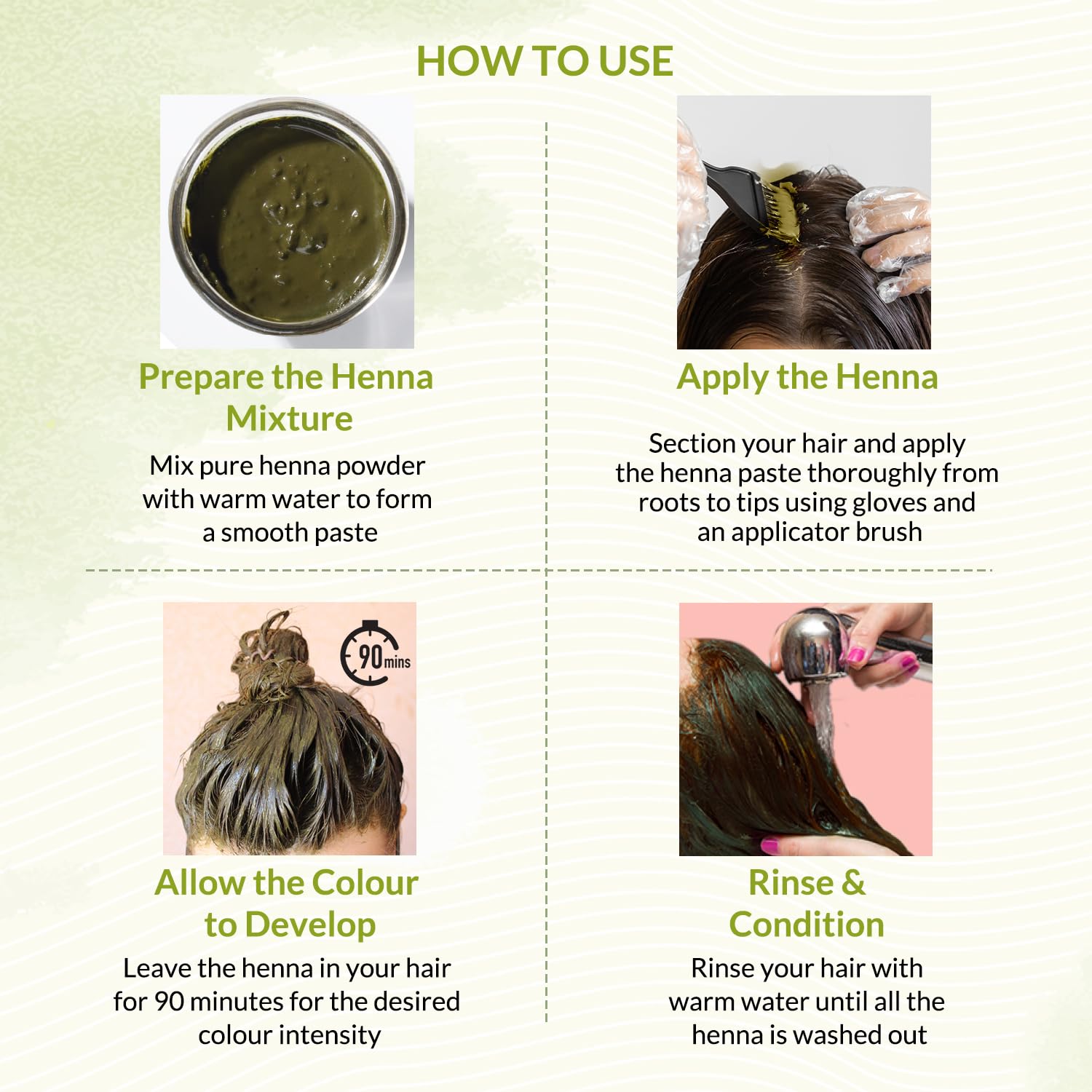 Indus Valley Organic herbs collection used for rich color and conditioning