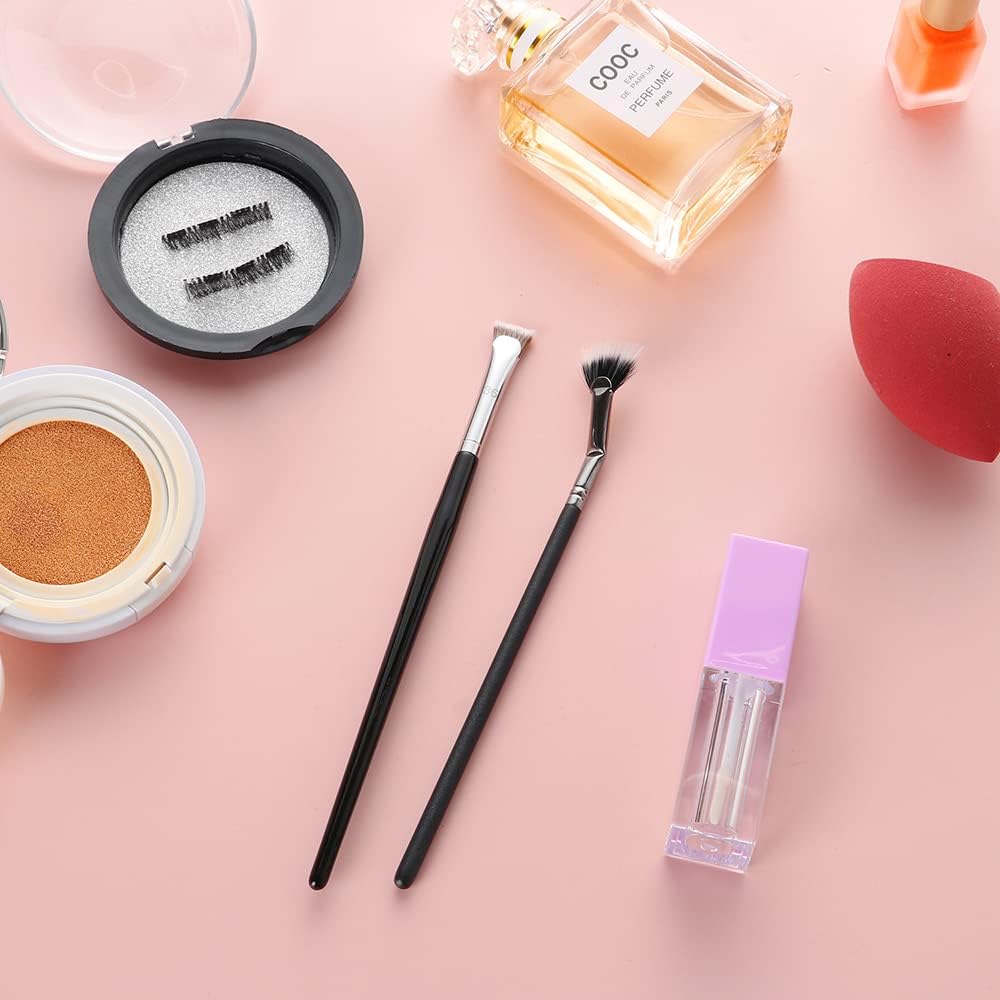 INENK mascara fan brush easy application technique guidance