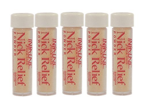 Infalab Nick Relief Styptic Powder multipack—fast stop to minor nicks at home