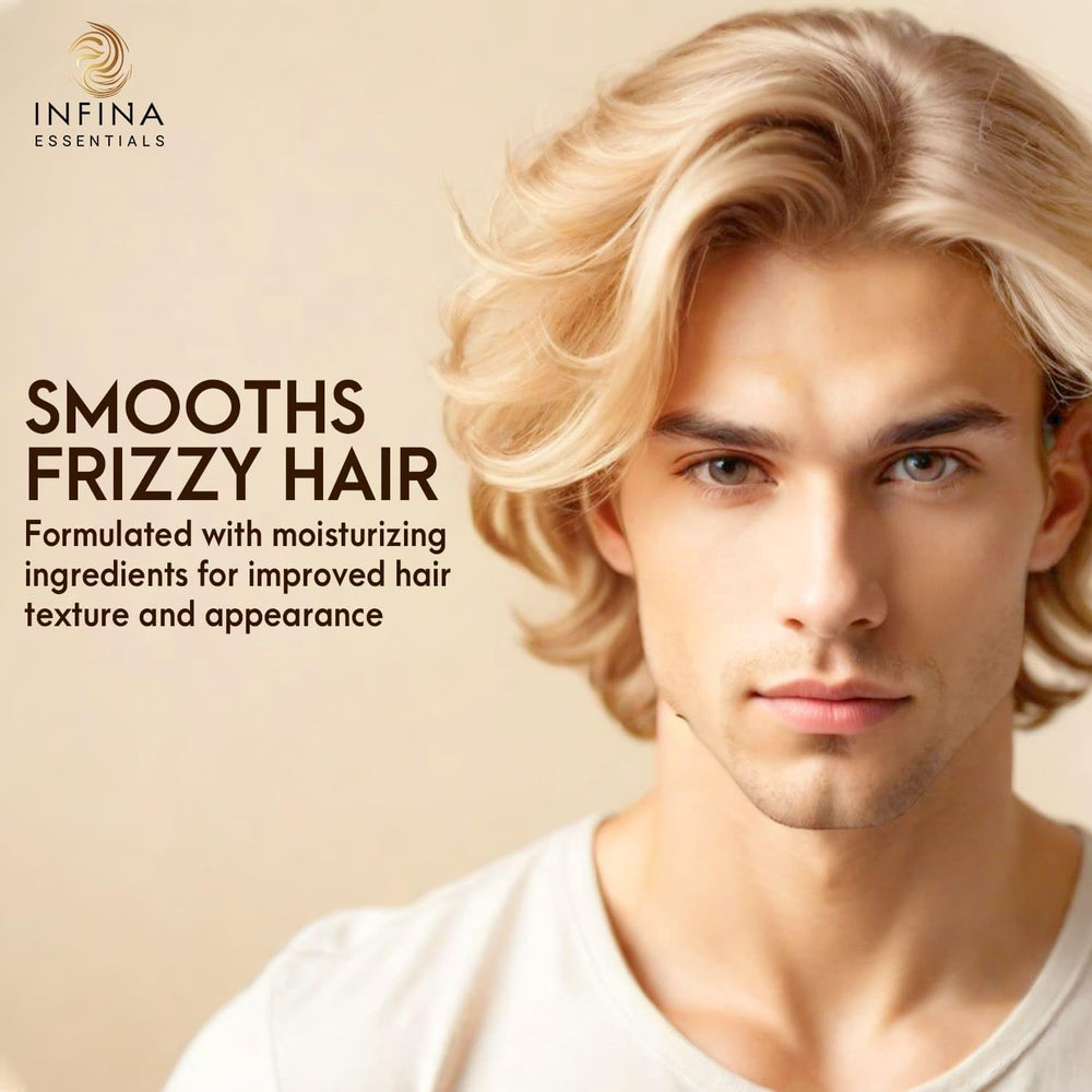 INFINA ESSENTIALS all hair types icon demonstrates universal suitability