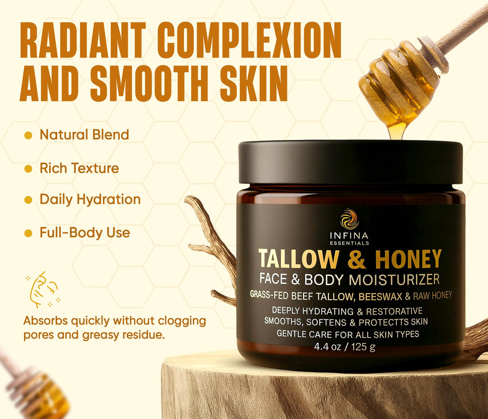 Texture close-up reveals creamy, fast-absorbing formula ideal for daily moisture