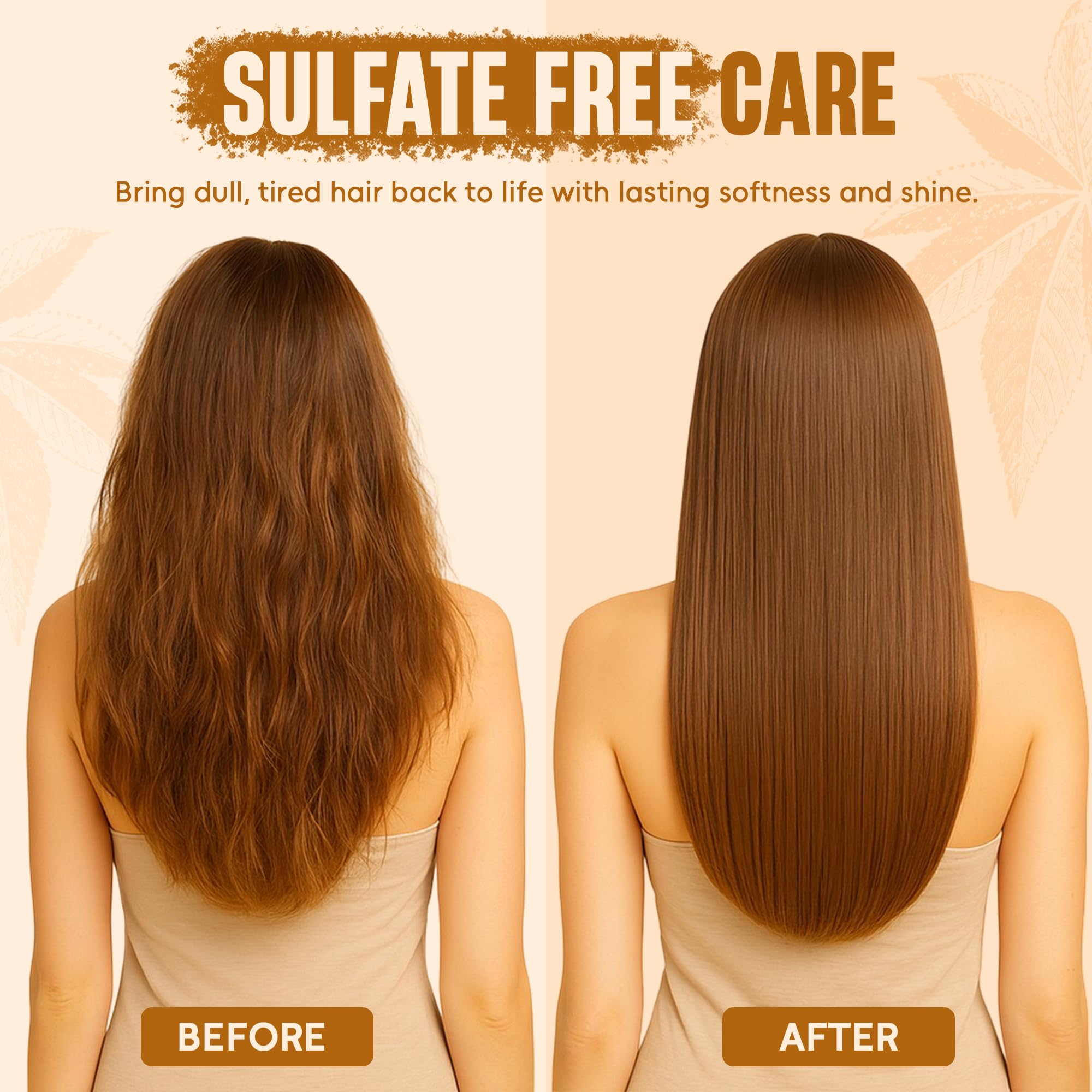 INFINA ESSENTIALS Batana Oil and Castor Oil ingredients graphic highlights nourishing properties