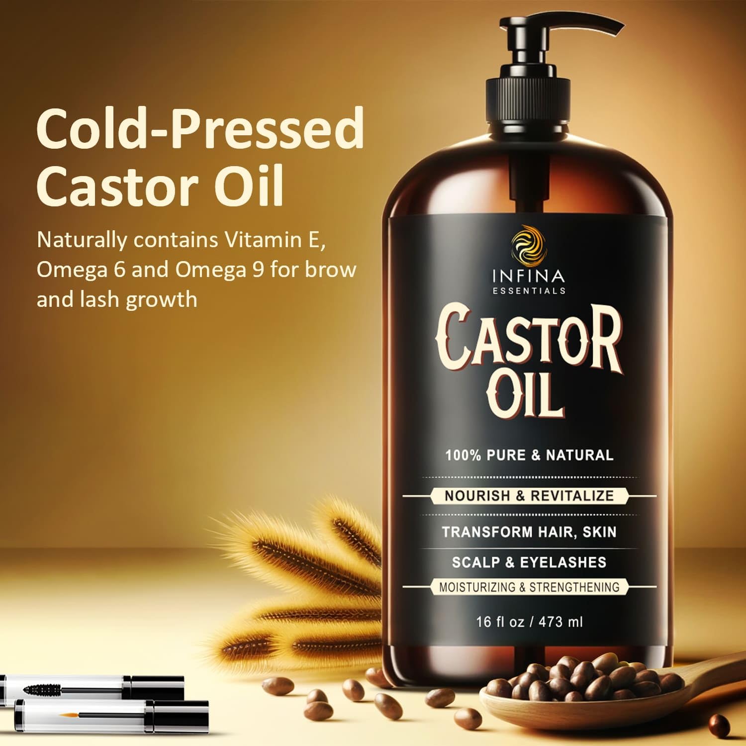 INFINA ESSENTIALS multi-use oil supports complete body care routines