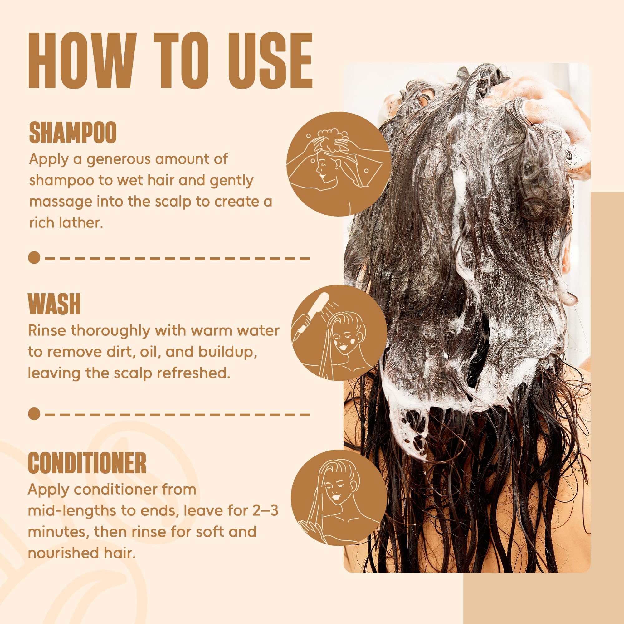 INFINA ESSENTIALS conditioner silky closeup reveals frizz control